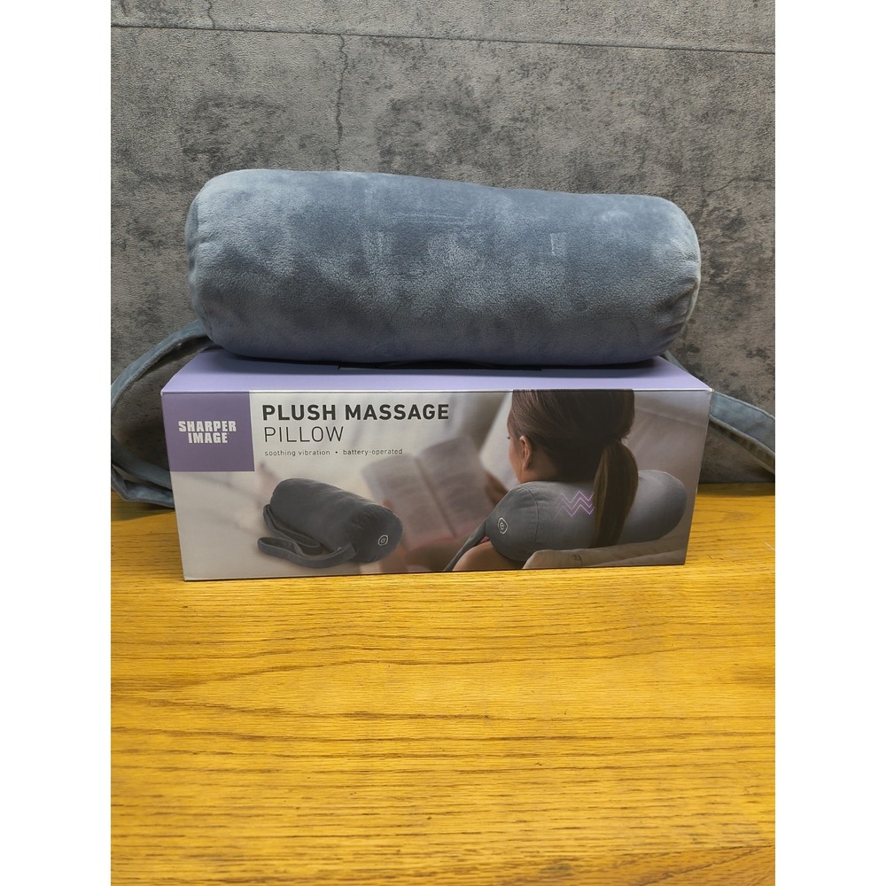 Sharper Image Battery Operated Plush Massage‎ Pillow